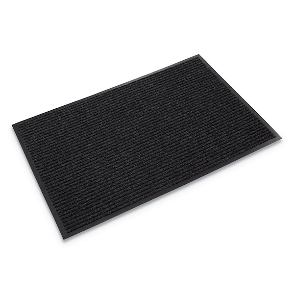 Neddle-Rib Mat 36"x48", Charcoal, for Hard Floor/Carpet